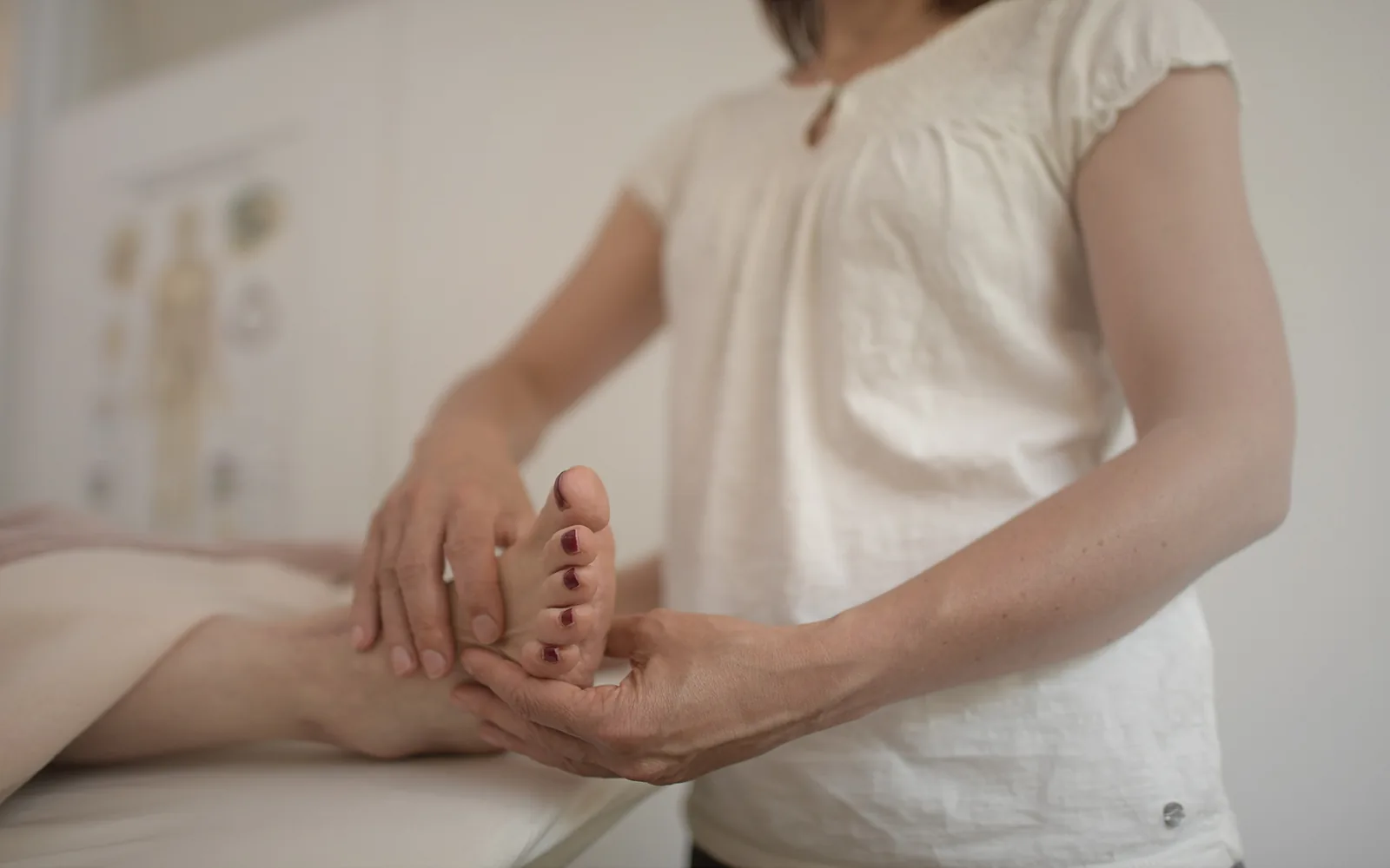 Fussreflexzonenmassage in der Praxis